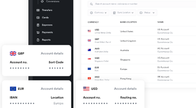 Multi-Currency Global Business Account Image